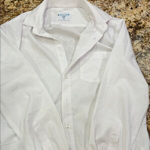 Aqua Blu Men's Classic White Dress Shirt